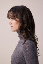 Load image into Gallery viewer, Wool blend lightweight knit turtleneck