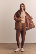 Load image into Gallery viewer, Color block cotton bomber jacket