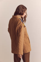 Load image into Gallery viewer, Color block cotton bomber jacket