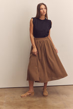 Load image into Gallery viewer, Midi circled cotton skirts