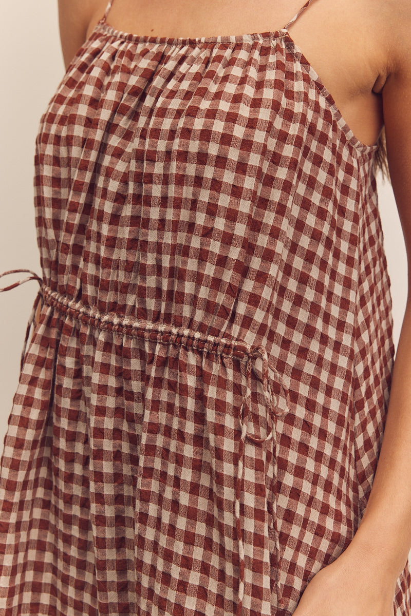 Gingham Cami Dress – amente