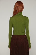 Load image into Gallery viewer, Wool blend lightweight turtleneck