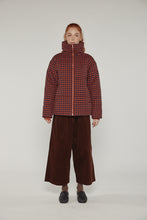 Load image into Gallery viewer, Gingham Puff Jacket