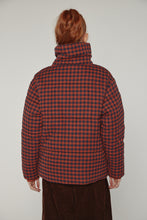 Load image into Gallery viewer, Gingham Puff Jacket