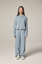 Load image into Gallery viewer, Short denim shirt