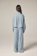 Load image into Gallery viewer, Short denim shirt