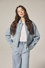 Load image into Gallery viewer, Short denim shirt