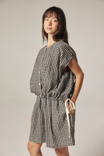 Load image into Gallery viewer, Gingham Drop Sleeve Top