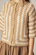 Load image into Gallery viewer, Crochet Knit Top