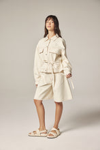 Load image into Gallery viewer, Wide leg bermuda pants