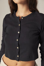 Load image into Gallery viewer, Button down short cardigan