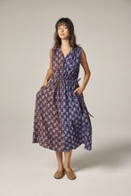 Load image into Gallery viewer, Contrast v-neck dress