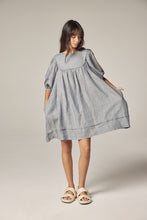 Load image into Gallery viewer, Yoke stripe dress