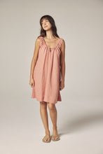 Load image into Gallery viewer, Gingham linen dress