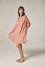 Load image into Gallery viewer, Gingham linen dress