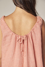 Load image into Gallery viewer, Gingham linen dress