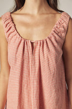 Load image into Gallery viewer, Gingham linen dress