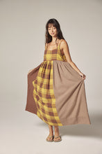 Load image into Gallery viewer, Contrast midi dress