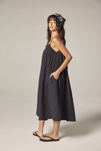 Load image into Gallery viewer, Smocked tie dress