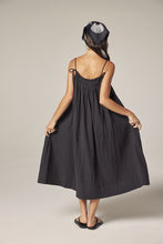 Load image into Gallery viewer, Smocked tie dress