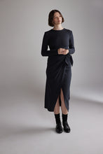 Load image into Gallery viewer, Wool Tie-Waist Dress