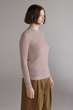 Load image into Gallery viewer, Wool blend Stripe knit Top