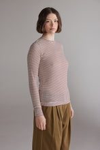 Load image into Gallery viewer, Wool blend Stripe knit Top