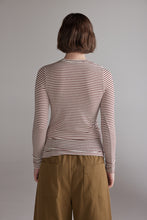 Load image into Gallery viewer, Wool blend Stripe knit Top