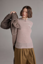Load image into Gallery viewer, Wool blend Stripe knit Top