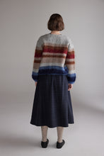 Load image into Gallery viewer, Mohair multi Stripe Cardigan