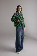 Load image into Gallery viewer, Round collar reversible quilt jacket