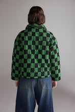 Load image into Gallery viewer, Round collar reversible quilt jacket
