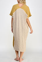 Load image into Gallery viewer, Double v- neck dress