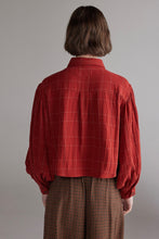 Load image into Gallery viewer, Plaid Volume Blouse