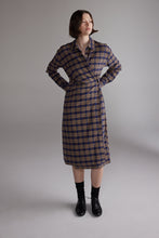 Load image into Gallery viewer, Plaid Shirt Dress