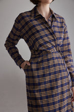 Load image into Gallery viewer, Plaid Shirt Dress