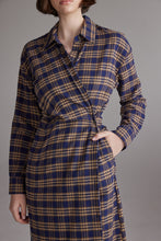 Load image into Gallery viewer, Plaid Shirt Dress