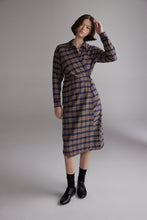 Load image into Gallery viewer, Plaid Shirt Dress