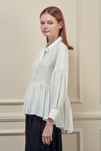 Load image into Gallery viewer, High and low button-down shirts