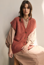 Load image into Gallery viewer, Alpaca wool blend button-down sweater vest