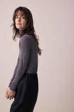 Load image into Gallery viewer, Wool blend lightweight knit turtleneck