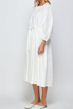 Load image into Gallery viewer, Volume sleeve midi dress