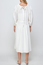Load image into Gallery viewer, Volume sleeve midi dress