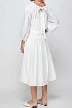 Load image into Gallery viewer, Volume sleeve midi dress