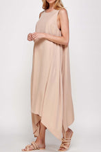 Load image into Gallery viewer, Asymmetric Hem Midi Dress