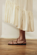 Load image into Gallery viewer, V neck tiered midi dress