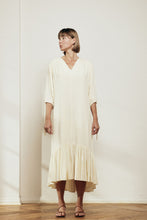 Load image into Gallery viewer, V neck tiered midi dress
