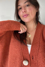 Load image into Gallery viewer, Alpaca wool blend button-down cardigan