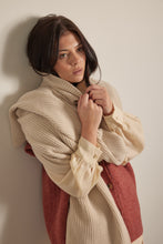 Load image into Gallery viewer, Wool cashmere blend turtleneck tunic