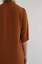Load image into Gallery viewer, Shawl neck midi dress